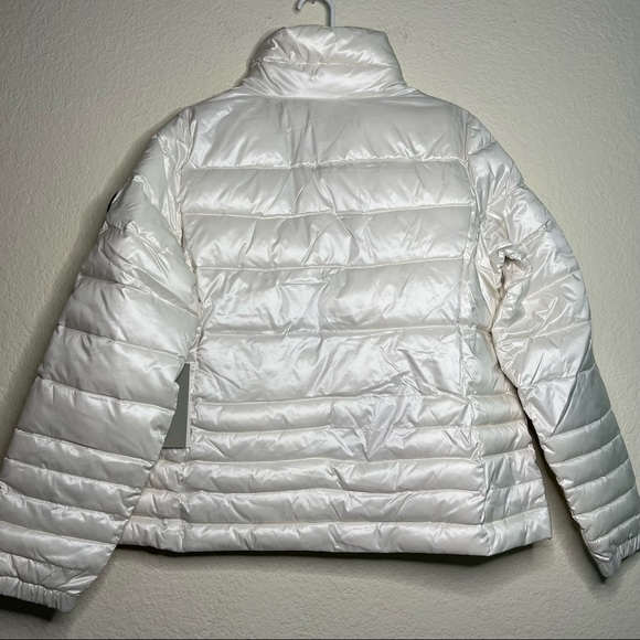 Dkny Sport Women's Packable Puffer White Jacket Size XL - Picture 9 of 13